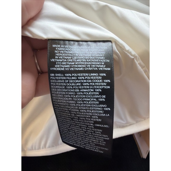 Brand New The North Face Women's Junction Insulated Jacket White Dune Size Small - Picture 6 of 7